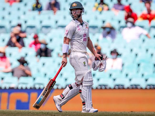 Matthew Wade’s Test career could be on the line at the Gabba. Picture: David Gray/AFP