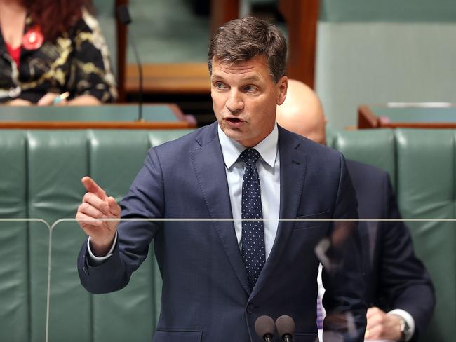 CANBERRA, AUSTRALIA NewsWire Photos October 27th, 2021: Angus Taylor during Question Time in the House of Representatives in Parliament House Canberra.Picture: NCA NewsWire / Gary Ramage