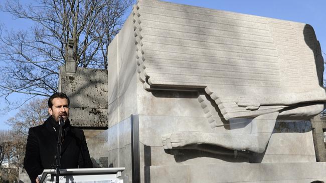 Wonder if British actor Rupert Everett planted a kiss on Oscar Wilde's tomb? Picture: Supplied