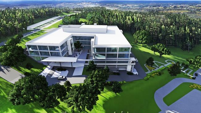 Artist impression of the proposed Coomera Hospital and Health Precinct proposed by the State Government