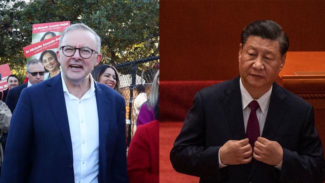 Anthony Albanese and Chinese President Xi Jinping are due to meet at the G20 in Bali. Picture: NCA NewsWire