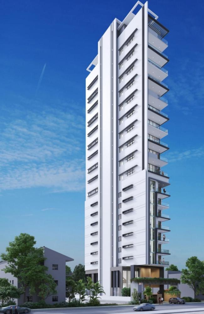 Artist impression of the proposed tower.