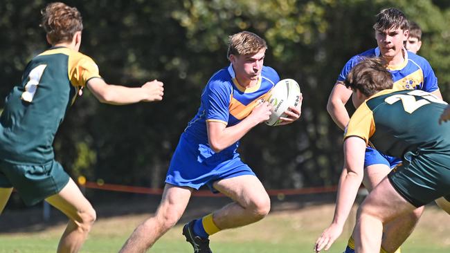 AIC First XIII rugby league game St Patrick's v Villanova Saturday July 20, 2024. Picture, John Gass