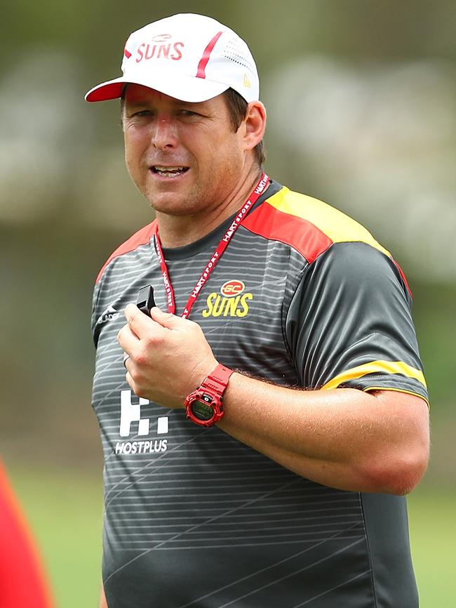 Stuart Dew has already got down to work with the Suns. Picture: Getty Images