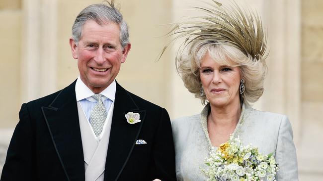 Prince Charles and The Duchess Of Cornwall, Camilla, after heir marriage in 2005. Picture: Getty Images