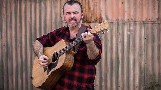 Melbourne singer-songwriter Michael Waugh, who is appearing at the Country Music Festival in Tamworth. Picture: Antony Hands.