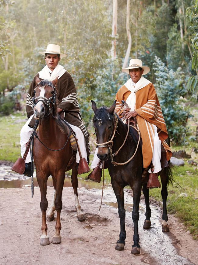 Horse-riding tours at Rio Sagrado in the Sacred Valley. Picture: Richard James.