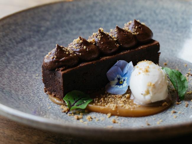 The chocolate brownie available at Coombe Estate for WCD Picture: Rick Liston