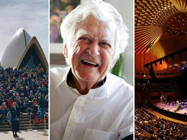 Australians have turned out in big numbers to celebrate the life of former prime minister Bob Hawke. Picture: Elias Visontay/Megan Slade/Getty Images