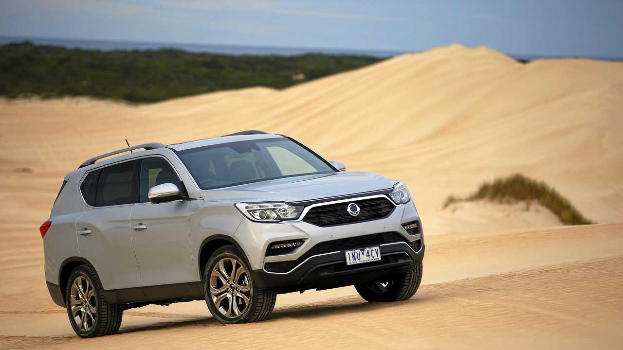 The SsangYong Rexton has a 3.5-tonne towing capacity. Picture: Ssangyong