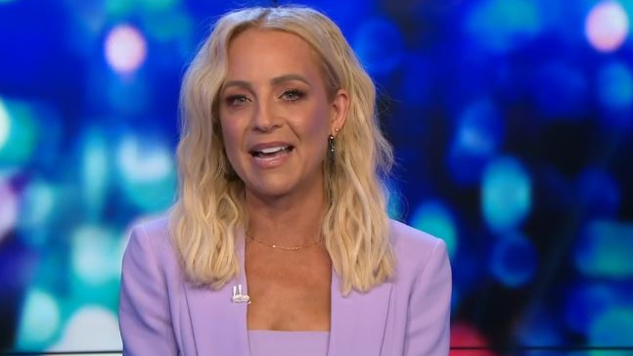 Carrie Bickmore announcing her departure last month.