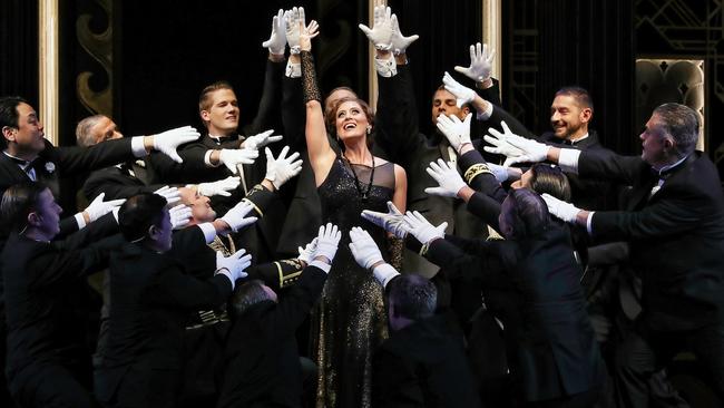 Julie Lea Goodwin stars in Opera Australia's production of Lehar's The Merry Widow. Picture: Prudence Upton
