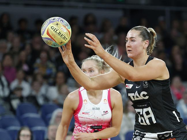 Sophie Garbin of the Magpies has struggled at times this season. Picture: Getty Images