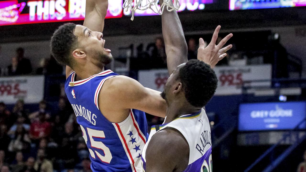Ben Simmons helped his 76ers to a big win.