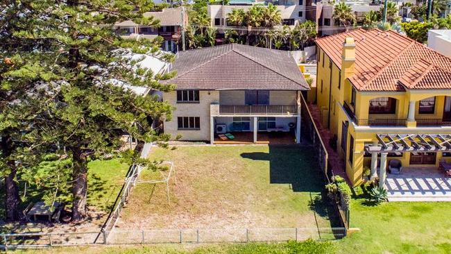 The previous home at 25 Hedges Ave, Mermaid Beach.