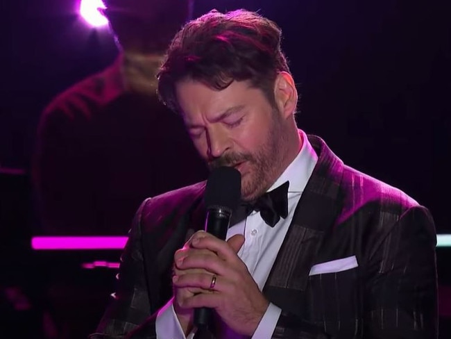 Harry Connick Jnr performs at the ABC's NYE Broadcast