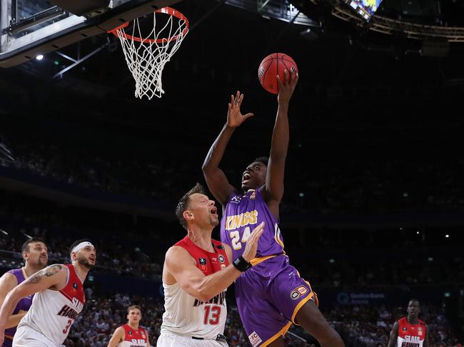 NBA scouts have their eye on Sydney Kings’ power forward Jae'Sean Tate. Picture: Brett Costello