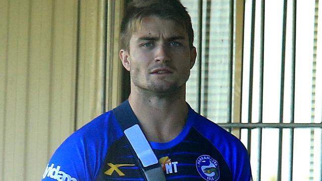 Kieran Foran at Parramatta Eels training following his dumping as captain. Picture: Mark Evans