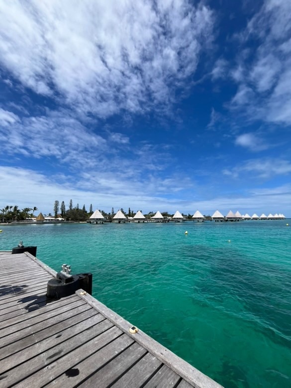 Passengers on-board Royal Caribbean's Quantum of the Seas enjoyed sunny days in New Caledonia and Vanuatu before ex-Tropical Cyclone Alfred thwarted their travel plans. Picture: supplied