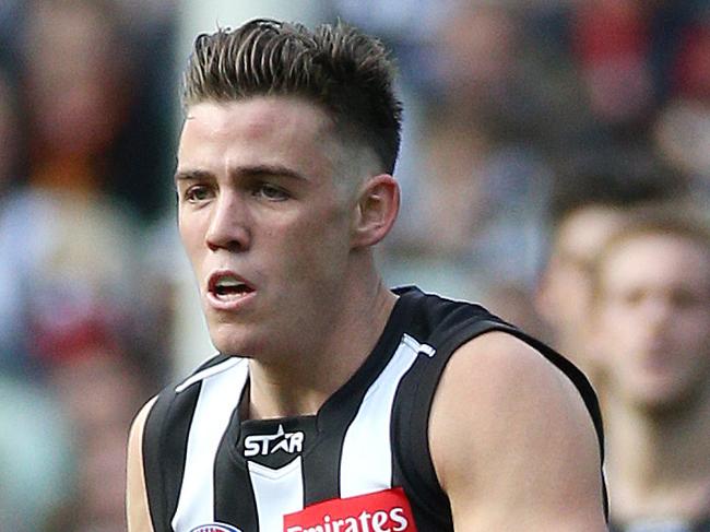 Collingwood v GWS Giants at the MCG, 14th June Melbourne Australia. Collingwood's Paul Seedsman Picture : George Salpigtidis