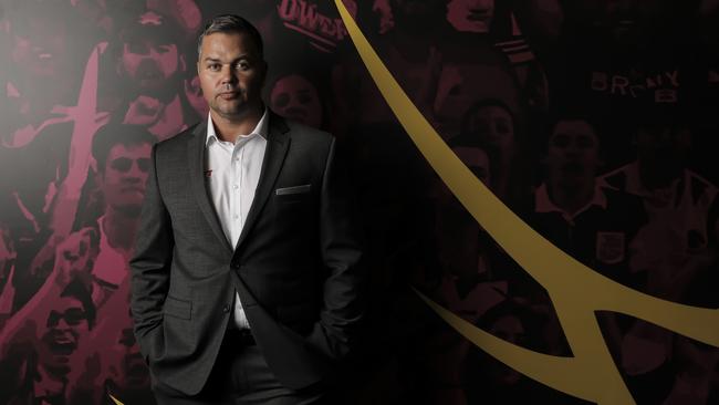 Broncos coach Anthony Seibold said he is ‘angry’ about the lack of support from the NRL. Picture: Mark Cranitch