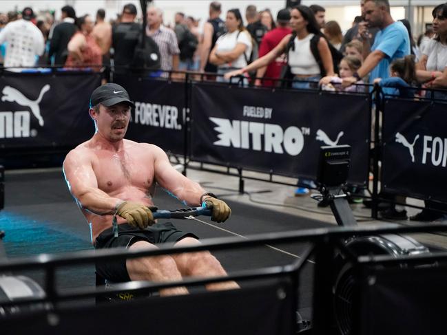 10000 athletes put their fitness to the test in a massive Hyrox competition this weekend (14-15 Dec) at Melbourne Exhibition and Convention Centre. Picture Valeriu Campan