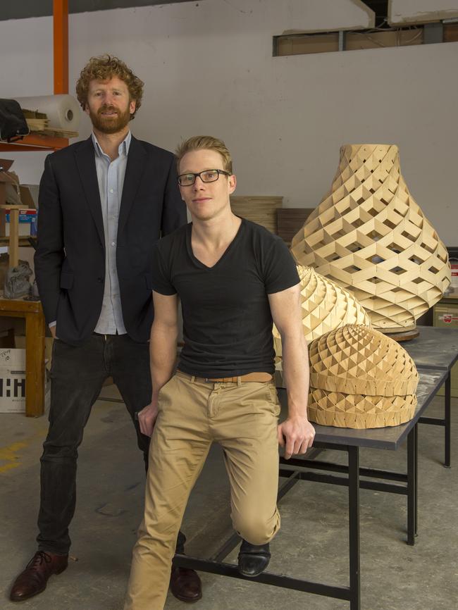 Melbourne designers Edward Linacre and Viktor Legin.