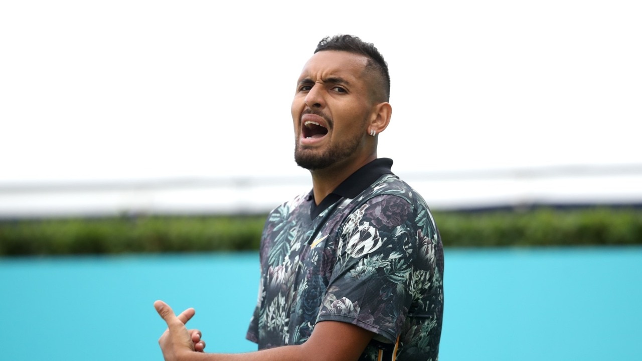 Nick Kyrgios denies screaming out at brother's girlfriend in first round match