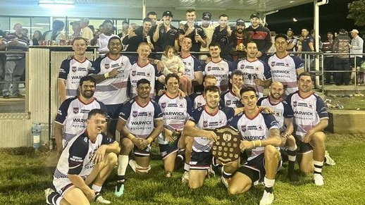 Warwick Cowboys have won the Basil Nolan Memorial Shield after thrashing rivals Wattles (Photo: Warwick Cowboys)