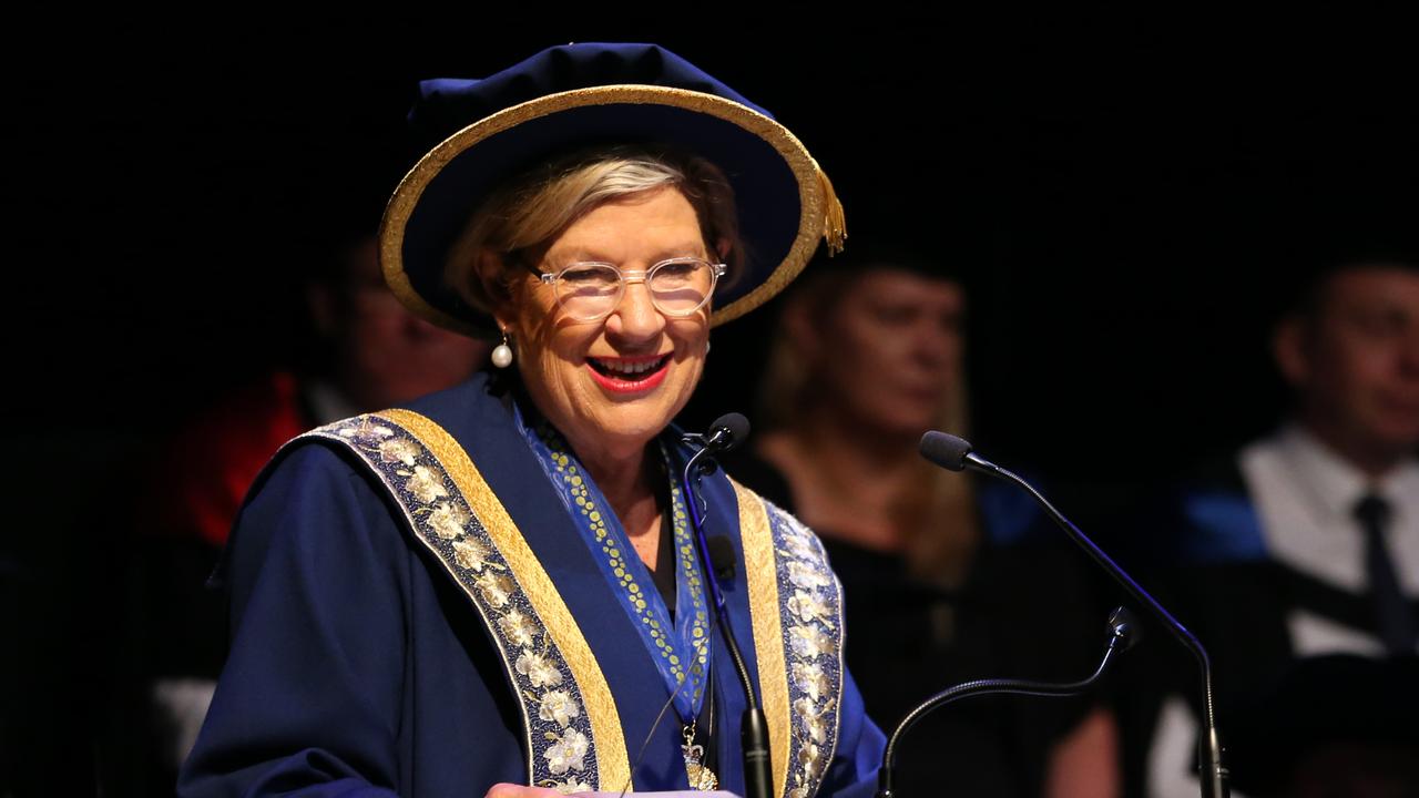 High-profile businesswoman and QUT alumni Ann Sherry AO, who was officially installed as the university’s sixth chancellor on Wednesday. Picture: Zak Simmonds