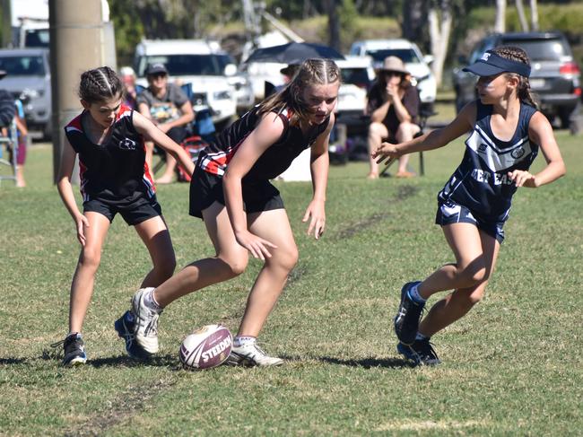 Queensland Representative School Sport state 10-12 years touch championships, Wide Bay versus Met East at Cyril Connell Fields, Rockhampton, on June 7, 2024.