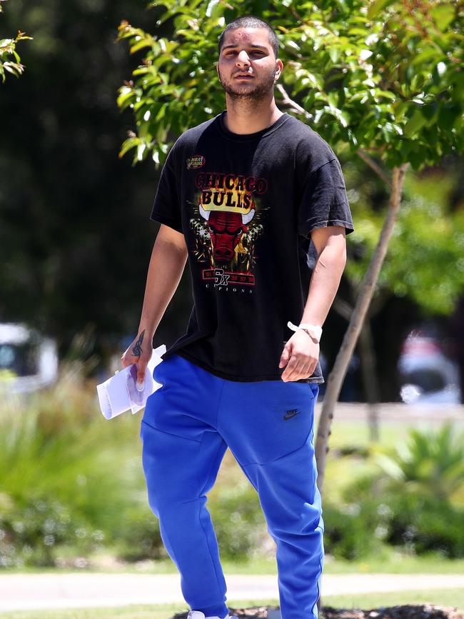 Arpan Sharma leaves Parklea Correctional Centre. Picture: Toby Zerna