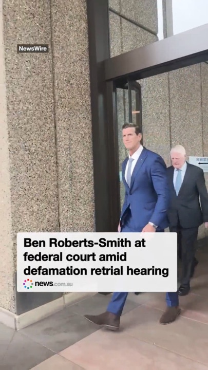 Ben Roberts-Smith at federal court amid defamation retrial hearing