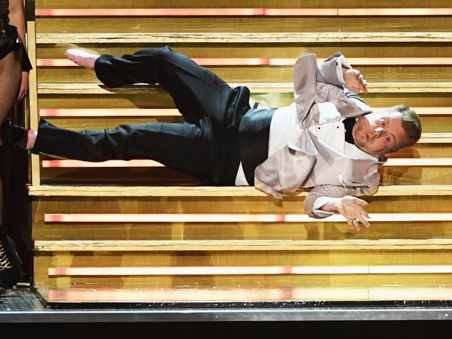 James Corden performs onstage during The 59th GRAMMY Awards at STAPLES Center on February 12, 2017 in Los Angeles, California. Picture: Getty