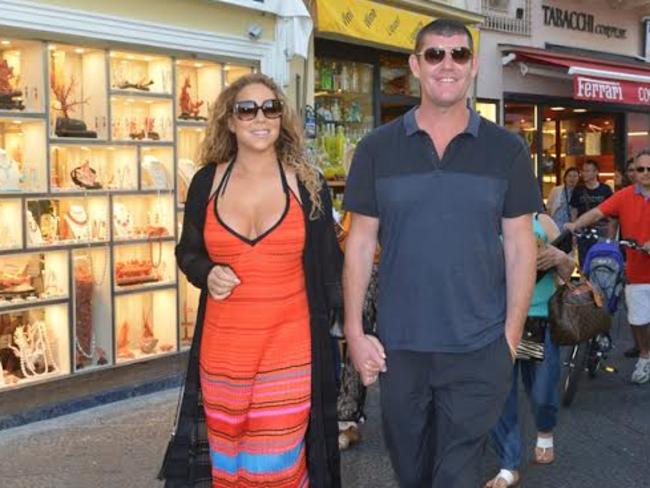 The couple photographed together in Capri. Photo: Supplied