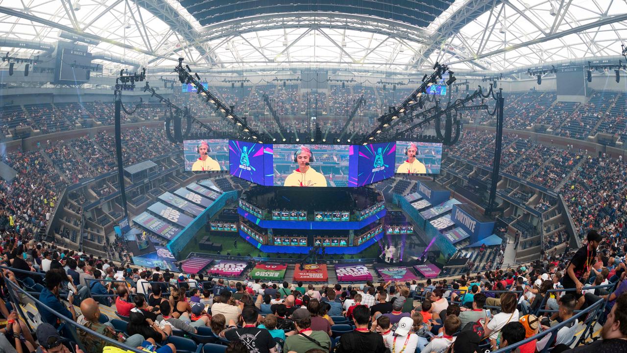 eSports, like the 2019 Fortnight World Cup final here in New York, attract millions of young followers around the world, which could help make the Olympics more popular among younger generations. Picture: AFP