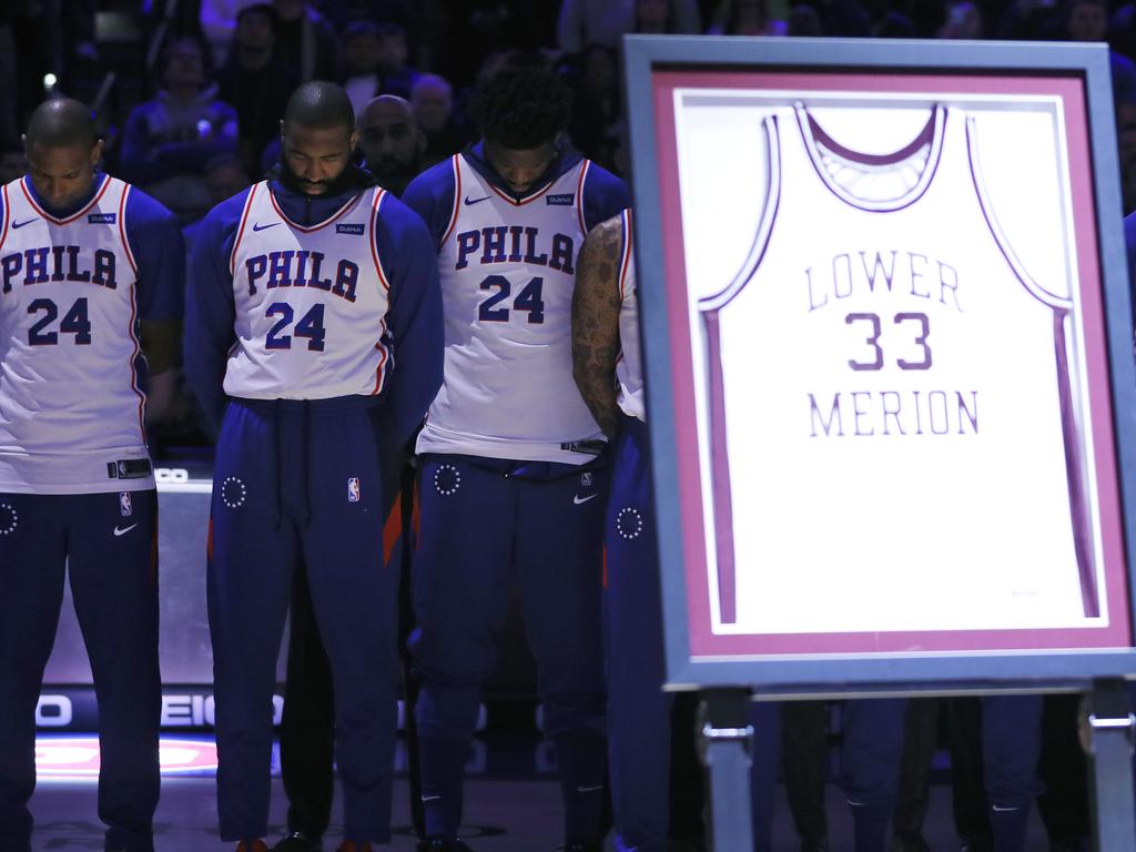 Embiid scores 24 in uniform No. 24 for Bryant in 76ers' win