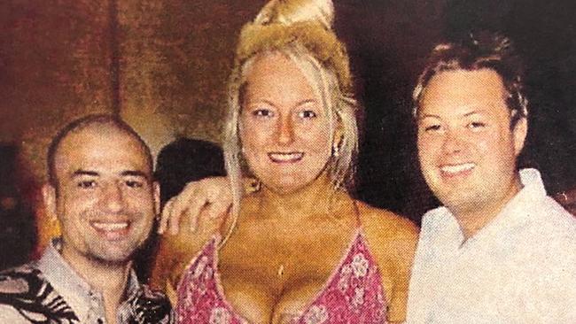 Nicola Gobbo with drug kingpin Carl Williams and hitman Andrew Veniamin.