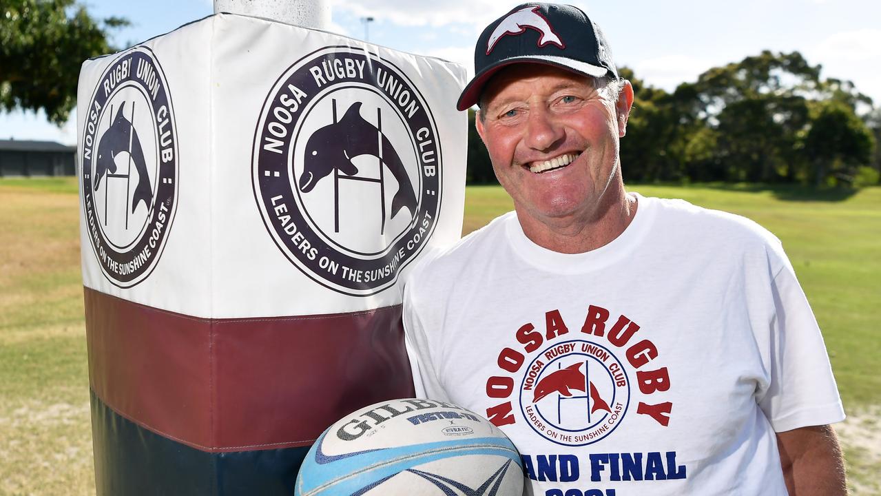 Noosa Dolphins club president Donald Mckill is excited ahead of Queensland Invitational Sevens tournament. Picture: Patrick Woods.