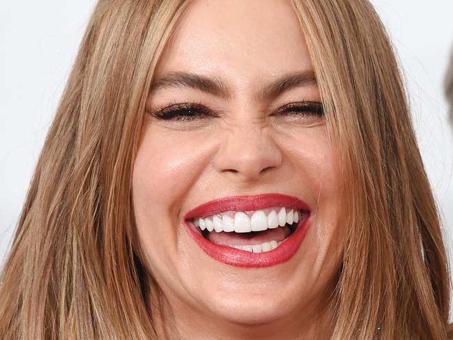 LOS ANGELES, CA - AUGUST 25: Actress Sofía Vergara, winner of the Outstanding Comedy Series Award for "Modern Family" poses in the press room during the 66th Annual Primetime Emmy Awards held at Nokia Theatre L.A. Live on August 25, 2014 in Los Angeles, California. (Photo by Jason Merritt/Getty Images)