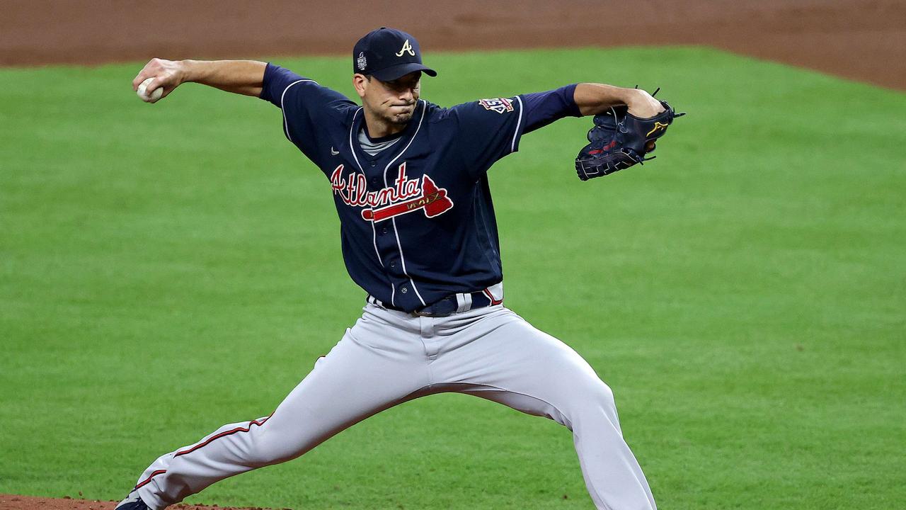 Morton was on fire for the Atlanta Braves while he was out there. Photo: Bob Levey/Getty Images/AFP