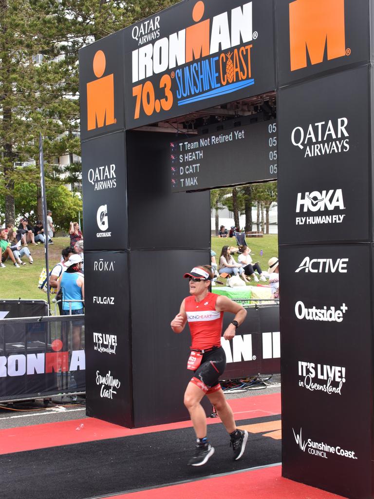 Sunshine Coast Ironman 70.3 at Mooloolaba 2022.