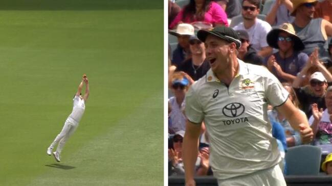 Cameron Green grabs SCREAMER at gully against West Indies