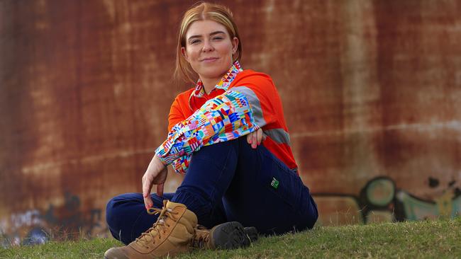 FIFO worker and TikToker Hayley Campbell. Picture: Adam Head