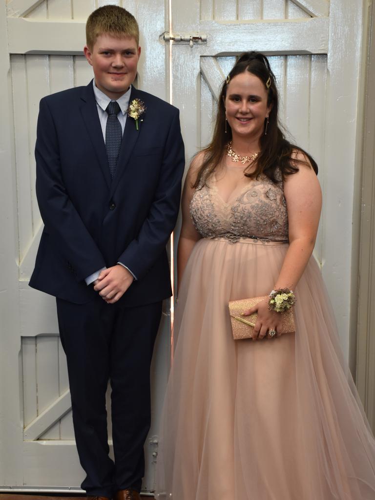 Blaine Knight and Grace Viola at the Assumption College formal.