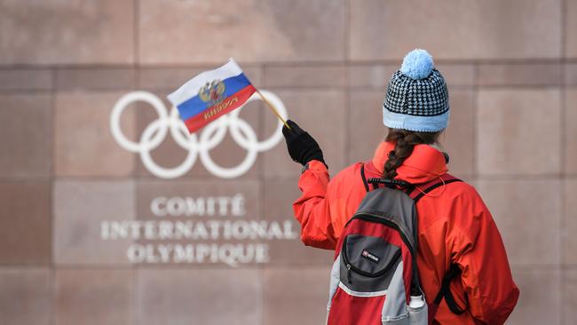 Russia face the prospect of being banned from Tokyo 2020. Picture: Fabrice Coffrini