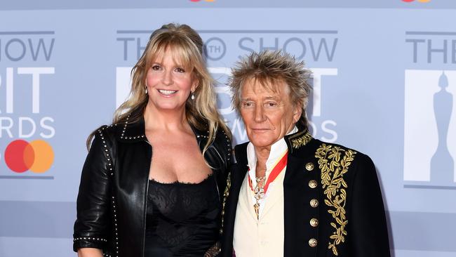 Stewart’s wife Penny Lancaster has embarked upon a new career in the police force. Picture: Gareth Cattermole/Getty