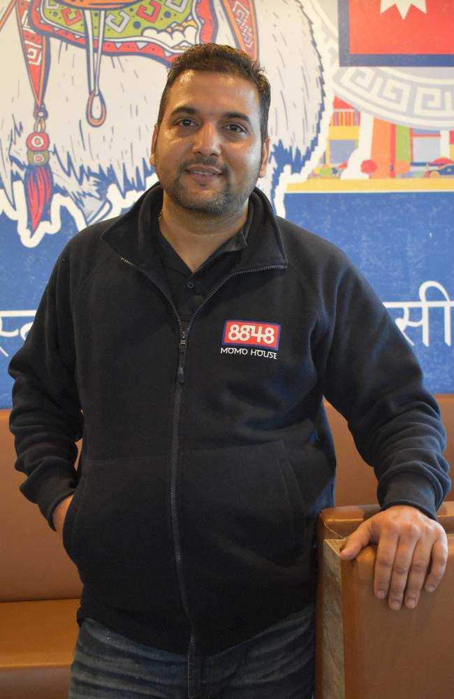 Mandeep Baral is the franchisee and chef at Rockhampton's newest restaurant 8848 Momo House, Rockhampton.