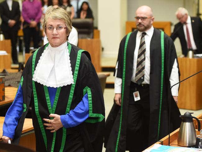 Speaker Kezia Purick at the opening of Parliament for 2016.