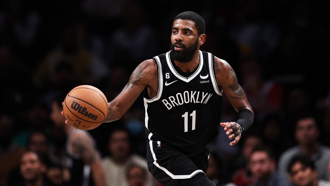 Kyrie Irving is a controversial figure. Photo by Dustin Satloff / GETTY IMAGES NORTH AMERICA / AFP